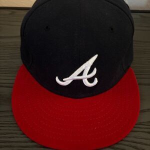 Atlanta Braves New Era Cool Base Official On-field Cap (Fitted) - Size: 7 3/8